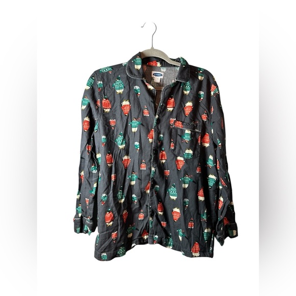 Old Navy Holiday Penguin Flannel Pajama Set Size S - Picture 1 of 12